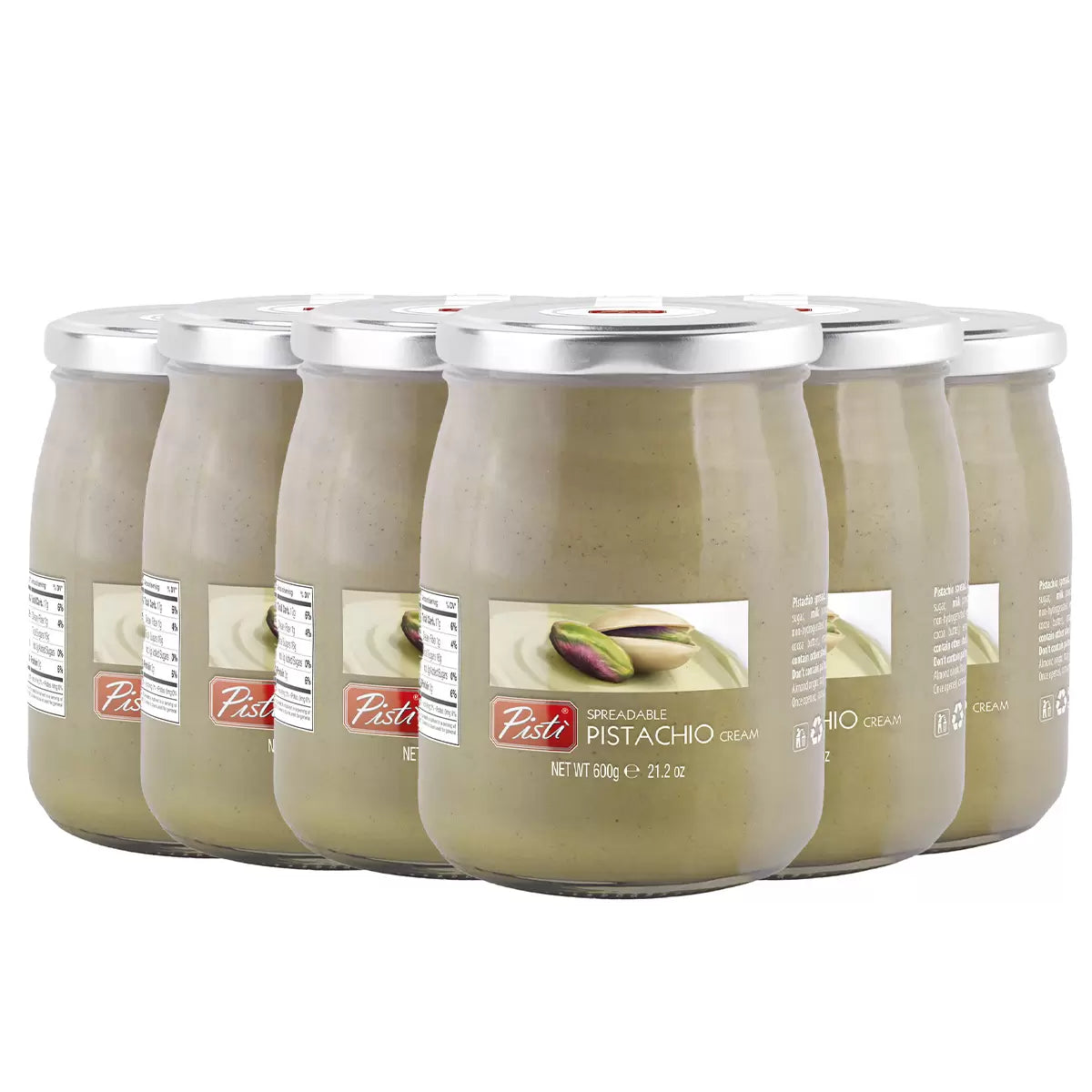 Pisti Pistachio Cream Spread 6x600g