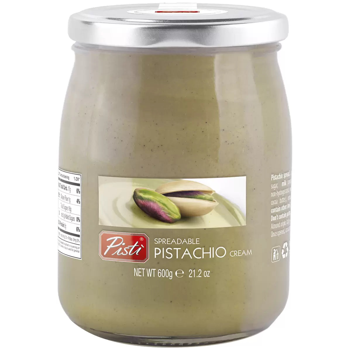 Pisti Pistachio Cream Spread 6x600g