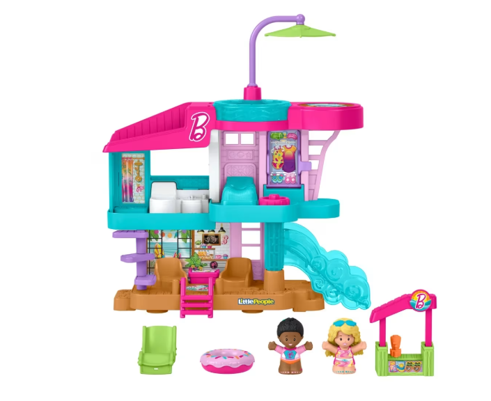 Fisher-Price Barbie Little People Beach House Playset