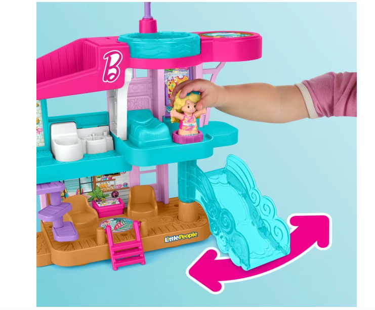 Fisher-Price Barbie Little People Beach House Playset
